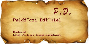 Palóczi Dániel névjegykártya