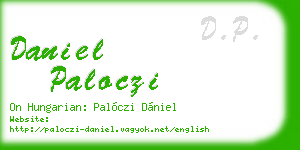 daniel paloczi business card