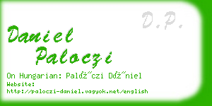 daniel paloczi business card